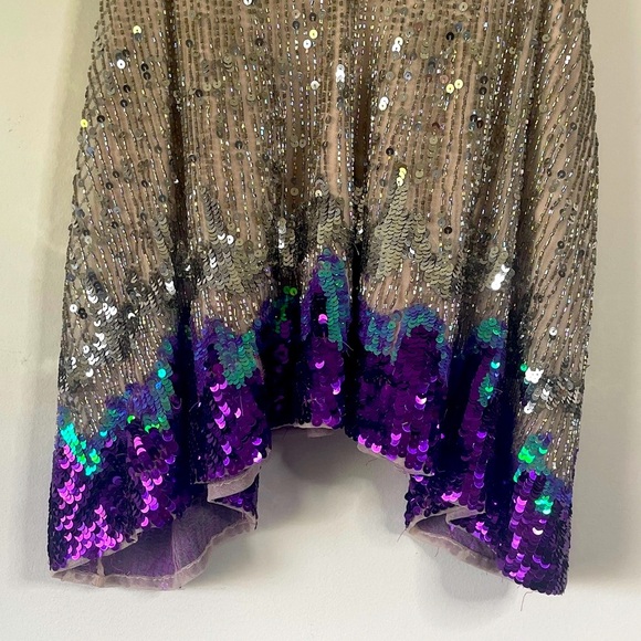Anthropologie Let Me Be Sequin Splash Embellished Tank Top - Picture 7 of 15
